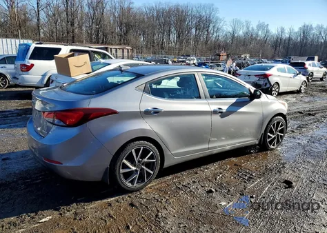 2014 Hyundai Elantra Se z USA, uszkodzony, nr VIN KMHDH4AE5EU105267